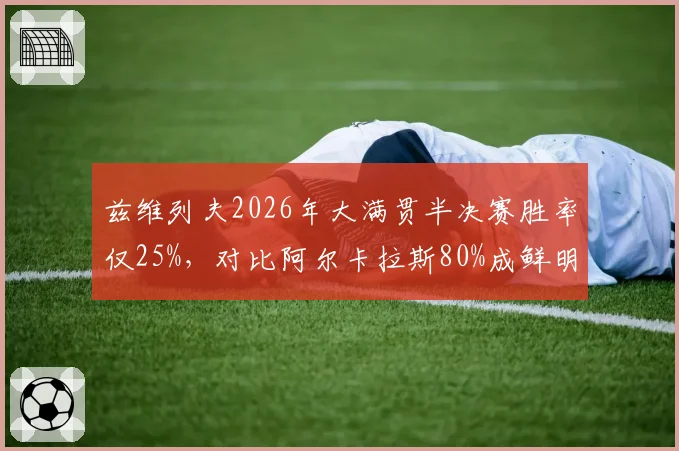 兹维列夫2026年大满贯半决赛胜率仅25%,对比阿尔卡拉斯80%成鲜明对比